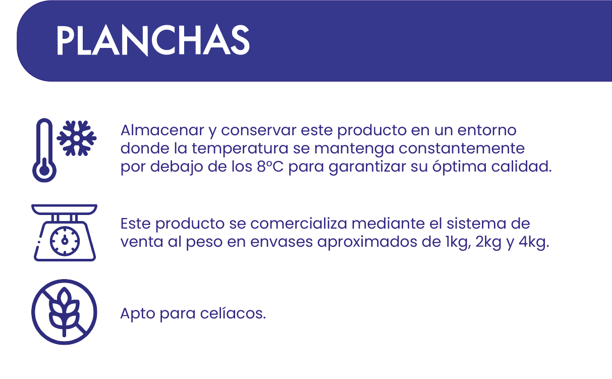 Info planchas